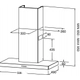 Campana pared Spar Stilo 60 cm acero inox 6351-029