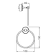 Toallero FV mikka aro cromo 0162/31-CR
