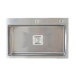 Bacha cocina simple etna c/dosificador 65X35X22CM 718E Mi pileta