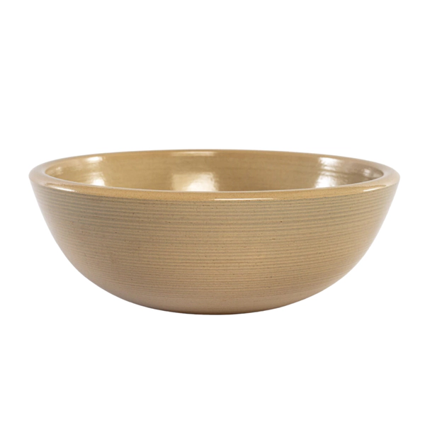 Bacha Fango 35x13 cm semiesfera papiro arado beige SE35PA