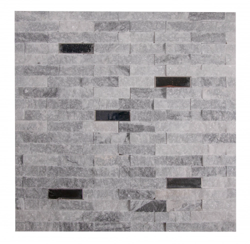 ARREN Malla 4801 RUSTIC Marmol Mix Gris y Blanco Texturado en 30x30