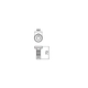 Accesorio Percha simple Andez Black Cromo 205.18.1.04.04