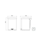 Cesto Linea New 12lts Tramontina 94538/712