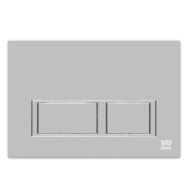 Tecla Ideal melodía cromo brillante dual 80130