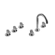 Griferia baño completa Hidromet Mini Lever Lavatorio Bidet