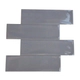 Guarda Arren 7x24,4cm Vivant gris brillante