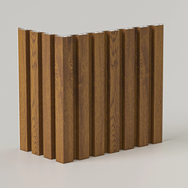 Esquina wall panel p/exterior Muchtek Golden oak 913440010