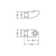 Accesorios Baño Ferrum Porta toalla Clasica Blanca ACL-TO-030-BL