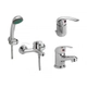 Griferia baño Peirano Lugo Lavatorio Bidet Ducha exterior