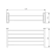 Repisa Portatoalla Robinet 60CM CROMO 99089301