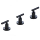 Griferia de bidet Hidromet Sun lever black 4507