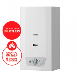 Calefon Longvie Tiro natural  12 lts CN412SS-N/E