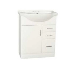 Mueble Vanitory Minda Van 65Cm Con Mesada 3 Agujeros