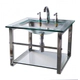 Vanitory Misiones Troms Clear 60 cm Con Bacha 3 agujeros