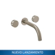 Griferia lavatorio pared Peirano Fabric Niquel 80-100NI