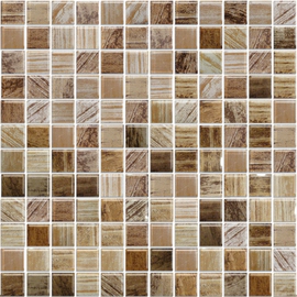 Revestimiento  Piu 30x30 Mosaico Materia chocolat MATCH30030