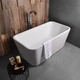 Bañera Ferrum Khios Isla radial bco BL010 B KHI-IS-010-BL