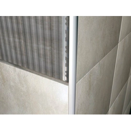 Guardacanto Moldumet Aluminio Gris Claro A9G