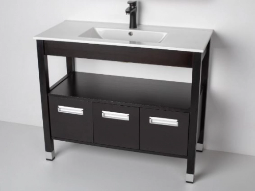 Mueble Campi Domus 100 con mesada Wengue 1 ag D100MC/LM