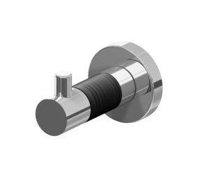 Accesorio Percha simple Andez Black Cromo 205.18.1.04.04