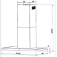 Campana pared Spar Soft Recta 90cm 71790000L
