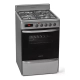 Cocina Longvie Multigas 60cm c/grill electrico Acero inox 21601XT