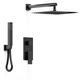 Griferia ducha 2v c/duchador monocomando black 9712NEGR