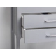 Mueble Campi Curve 100 Gris c/mesada loza 3ag