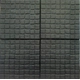 Piso Adoquinado de cemento Lanik 40x40 rect chico negro 1301