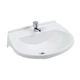 Bacha de lavatorio Ferrum traful blanca TRA-PD-007-BL