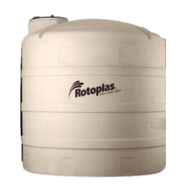 Tanque Vertical Rotoplas 10.000 lts std Neutro 550304 (gris)