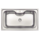 Bacha de cocina Tramontina 86x50x21cm morgana maxi 78fx satinado con accesorios