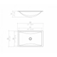 Bacha de baño Johnson p/vanitory Danna