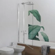 Mampara de baño Ferrum 100x140 2 paños KHI-MP-042-BL