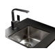 Bacha Cocina Johnson Simple Quadra 37x34x17.5 Q37