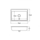 Bacha de cocina Mi Pileta Encastrable simple Designia 780E