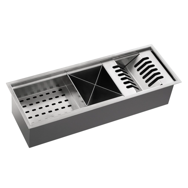 Barra escurridora 50x18.5 Mi Pileta acero 304 cromo BS50