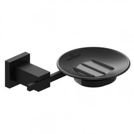 Accesorio de baño Hidromet Geometry Jabonera Black 2821