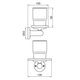 Porta cepillos FV allegro cromo con vaso 0169/15-B-CR