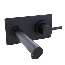 Griferia lavatorio Hidromet One Black pared 3080 ng