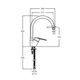 Griferia cocina monocomando Roca Victoria cromo A5A8425C0L