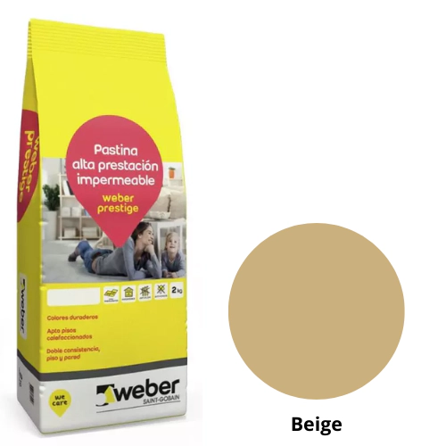 Pastina Weber Prestige Beige X 2kg.92-1205