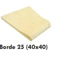 Piso Atermico Lanik 40x40 con borde 25 blanco 6409