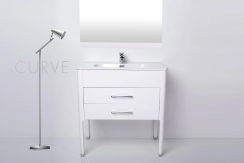 Mueble Campi Curve 60 blanco con mesada 1 ag