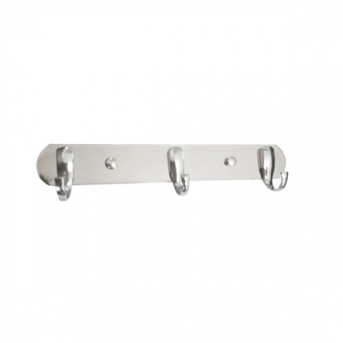 Accesorio Baño Daccord Perchero x 3 Acero Inoxidable