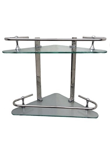 Accesorio Kurymar Esquinero Doble 2 Cristales Niquel Cr 1025