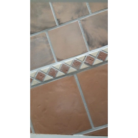 Piso de cemento Lanik 33x33 Elba Terracota 2104