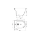 Bidet 1AG Ferrum Fontana verde oliva FON-BI-101-VO