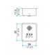 Bacha de Cocina c/antirrebalse Johnson Q40