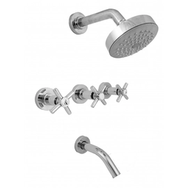 Griferia de ducha Aquor c/transf cr LTR102